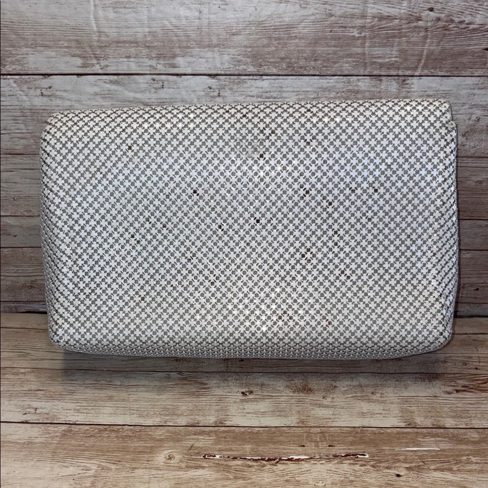 Vintage Bueno Chainmail Clutch with Gold Accents